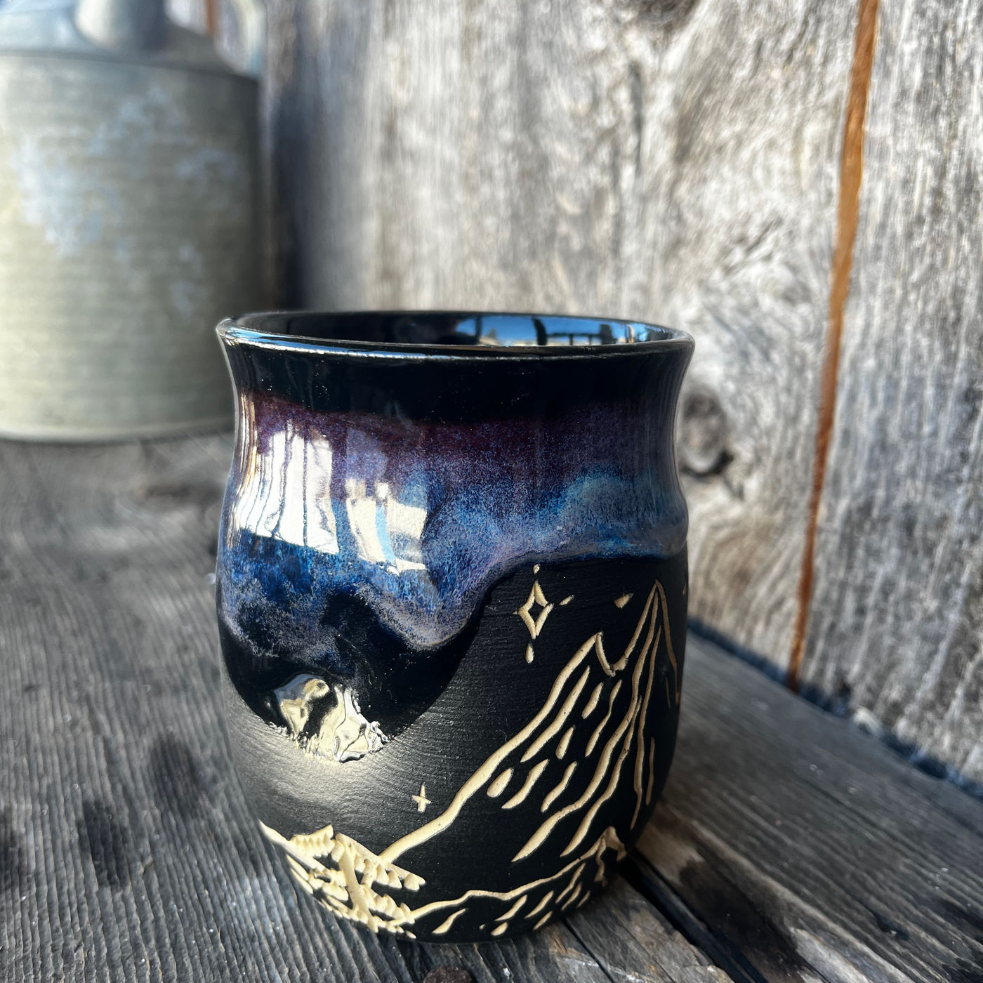 Mountain Camping Tumbler Mug